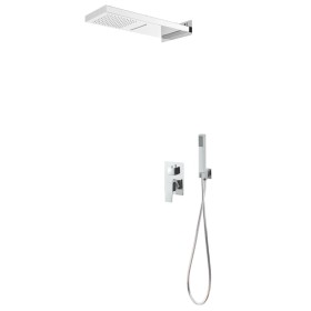 Silver 201 stainless steel shower system by vidaXL, Jet nozzles for bathtubs and showers - Ref: Foro24-147725, Price: 161,98 ...