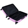 Set of 2 pink hardshell suitcases with wheels made of ABS. by vidaXL, Suitcases - Ref: Foro24-92429, Price: 123,90 €, Discoun...