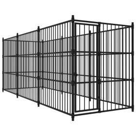 Outdoor kennel 450x150x185 cm by vidaXL, Dog kennels and fences - Ref: Foro24-170892, Price: 477,12 €, Discount: %