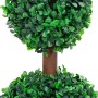 Ball-shaped artificial boxwood plant with green pot 60 cm by vidaXL, artificial flora - Ref: Foro24-336510, Price: 38,85 €, D...