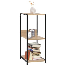 Small black and oak wood shelf 33.5x39.6x79.7 cm by vidaXL, Bookcases and shelves - Ref: Foro24-288233, Price: 46,99 €, Disco...