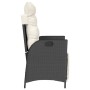 Garden recliners with footrest 2 pcs black PE rattan by vidaXL, Garden chairs - Ref: Foro24-365288, Price: 257,22 €, Discount: %