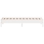 Solid white pine wood bed frame 90x200 cm by vidaXL, Beds and slatted bases - Ref: Foro24-842711, Price: 78,98 €, Discount: %