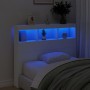 Cabecero de cama con LED blanco 120x17x102 cm de vidaXL, Cabeceros y pies de cama - Ref: Foro24-839189, Precio: 89,76 €, Desc...