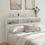 Cabecero de cama con LED blanco 180x17x102 cm de vidaXL, Cabeceros y pies de cama - Ref: Foro24-839210, Precio: 104,88 €, Des...