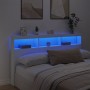 Cabecero de cama con LED blanco 180x17x102 cm de vidaXL, Cabeceros y pies de cama - Ref: Foro24-839210, Precio: 104,88 €, Des...