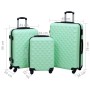 Hardside suitcase set with wheels 3 pieces ABS mint by vidaXL, Suitcases - Ref: Foro24-92415, Price: 159,49 €, Discount: %