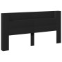 Cabecero de cama con LED negro 200x16,5x103,5 cm de vidaXL, Cabeceros y pies de cama - Ref: Foro24-839267, Precio: 121,67 €, ...