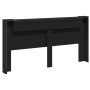 Cabecero de cama con LED negro 200x16,5x103,5 cm de vidaXL, Cabeceros y pies de cama - Ref: Foro24-839267, Precio: 121,67 €, ...