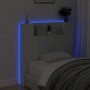 Bed headboard with white LED light 100x16.5x103.5 cm by vidaXL, Headboards and footboards - Ref: Foro24-839231, Price: 89,49 ...