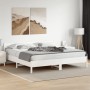 Estructura cama cabecero madera maciza pino blanco 180x200 cm de vidaXL, Camas y somieres - Ref: Foro24-3216213, Precio: 195,...