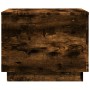 Coffee table with LED lights smoked oak 50x50x40 cm by vidaXL, Coffee table - Ref: Foro24-839872, Price: 58,37 €, Discount: %