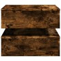 Coffee table with LED lights smoked oak 50x50x40 cm by vidaXL, Coffee table - Ref: Foro24-839858, Price: 77,51 €, Discount: %