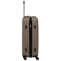 Brown ABS 3-piece hard suitcase set with wheels by vidaXL, Suitcases - Ref: Foro24-92418, Price: 155,05 €, Discount: %