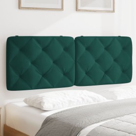 Cabecero de cama acolchado terciopelo verde oscuro 120 cm de vidaXL, Cabeceros y pies de cama - Ref: Foro24-374723, Precio: 5...