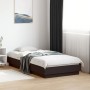 Black engineered wood bed frame 75x190 cm by vidaXL, Beds and slatted bases - Ref: Foro24-839638, Price: 91,99 €, Discount: %