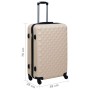 Hard suitcase with golden ABS wheels by vidaXL, Suitcases - Ref: Foro24-92426, Price: 93,99 €, Discount: %