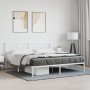 Estructura de cama de metal con cabecero blanco 183x213 cm de vidaXL, Camas y somieres - Ref: Foro24-376280, Precio: 115,68 €...