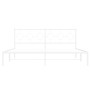 Estructura de cama de metal con cabecero blanco 183x213 cm de vidaXL, Camas y somieres - Ref: Foro24-376280, Precio: 115,68 €...