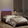 Bed frame with LED lights in pink velvet 90x190 cm by vidaXL, Beds and slatted bases - Ref: Foro24-3213830, Price: 197,38 €, ...