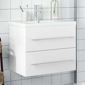 Badezimmermöbel mit integriertem weißen Waschbecken von vidaXL, Badezimmerwaschtische - Ref: Foro24-3278764, Preis: 224,65 €,...