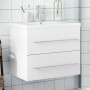 Mueble de baño con lavabo integrado blanco de vidaXL, Tocadores de baño - Ref: Foro24-3278764, Precio: 224,65 €, Descuento: %