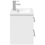 Mueble de baño con lavabo integrado blanco de vidaXL, Tocadores de baño - Ref: Foro24-3278764, Precio: 224,65 €, Descuento: %