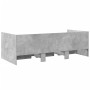 Concrete gray engineered wood lounger with drawers 90x200 cm by vidaXL, Beds and slatted bases - Ref: Foro24-3280821, Price: ...