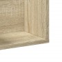 Sonoma oak engineered wood wall cabinet 75x18x16.5 cm by vidaXL, Shelves and shelves - Ref: Foro24-840433, Price: 25,69 €, Di...