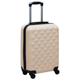 Maleta rígida con ruedas ABS dorado de vidaXL, Maletas - Ref: Foro24-92421, Precio: 62,99 €, Descuento: %