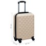 Hard suitcase with golden ABS wheels by vidaXL, Suitcases - Ref: Foro24-92421, Price: 62,99 €, Discount: %