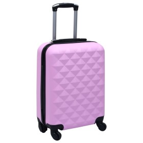 Hard suitcase with pink ABS wheels by vidaXL, Suitcases - Ref: Foro24-92419, Price: 62,99 €, Discount: %