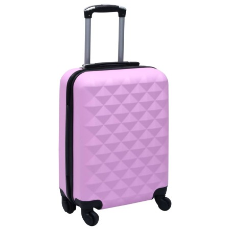 Maleta rígida con ruedas ABS rosa de vidaXL, Maletas - Ref: Foro24-92419, Precio: 70,02 €, Descuento: %