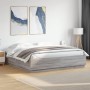 Estructura de cama madera de ingeniería gris Sonoma 180x200 cm de vidaXL, Camas y somieres - Ref: Foro24-3209686, Precio: 160...