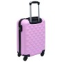 Maleta rígida con ruedas ABS rosa de vidaXL, Maletas - Ref: Foro24-92419, Precio: 62,99 €, Descuento: %