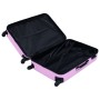 Maleta rígida con ruedas ABS rosa de vidaXL, Maletas - Ref: Foro24-92419, Precio: 62,99 €, Descuento: %