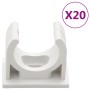 Cable ducts with PVC clips Ø20 mm 10 m by vidaXL, Cabling - Ref: Foro24-155898, Price: 26,39 €, Discount: %