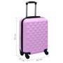 Maleta rígida con ruedas ABS rosa de vidaXL, Maletas - Ref: Foro24-92419, Precio: 62,99 €, Descuento: %