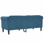 2 seater blue velvet sofa by vidaXL, Sofas - Ref: Foro24-372583, Price: 279,99 €, Discount: %