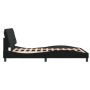 Estructura de cama con cabecero de terciopelo negro 120x200 cm de vidaXL, Camas y somieres - Ref: Foro24-3207913, Precio: 193...