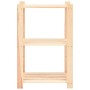 Shelving 3 levels 3 units solid pine wood 150 kg by vidaXL, Industrial shelving - Ref: Foro24-3051122, Price: 103,66 €, Disco...