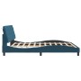 Estructura de cama con cabecero terciopelo azul 180x200 cm de vidaXL, Camas y somieres - Ref: Foro24-3207939, Precio: 246,34 ...