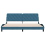 Estructura de cama con cabecero terciopelo azul 200x200 cm de vidaXL, Camas y somieres - Ref: Foro24-3207945, Precio: 237,41 ...