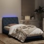 Dark gray velvet bed frame with LED lights 90x190 cm by vidaXL, Beds and slatted bases - Ref: Foro24-3213826, Price: 154,40 €...