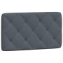 Bed with dark gray velvet mattress 90x200 cm by vidaXL, Beds and slatted bases - Ref: Foro24-3208635, Price: 268,95 €, Discou...