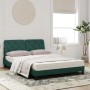 Cama con colchón terciopelo verde oscuro 120x200 cm de vidaXL, Camas y somieres - Ref: Foro24-3208649, Precio: 402,97 €, Desc...