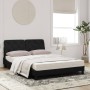 Bed with black velvet mattress 140x190 cm by vidaXL, Beds and slatted bases - Ref: Foro24-3208654, Price: 382,53 €, Discount: %