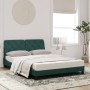 Cama con colchón terciopelo verde oscuro 140x200 cm de vidaXL, Camas y somieres - Ref: Foro24-3208661, Precio: 457,21 €, Desc...