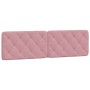 Cama con colchón terciopelo rosa 180x200 cm de vidaXL, Camas y somieres - Ref: Foro24-3208675, Precio: 479,62 €, Descuento: %