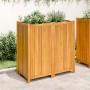 Planter with solid acacia wood lining 100x50x100 cm by vidaXL, Pots and planters - Ref: Foro24-366448, Price: 196,89 €, Disco...